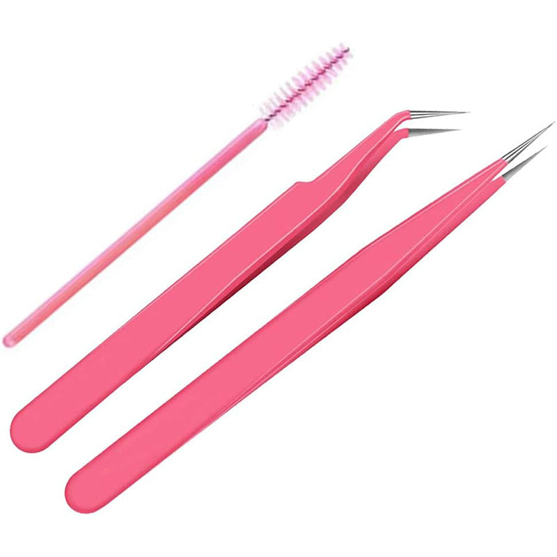 Pinzette für Wimpern mit feiner Spitze