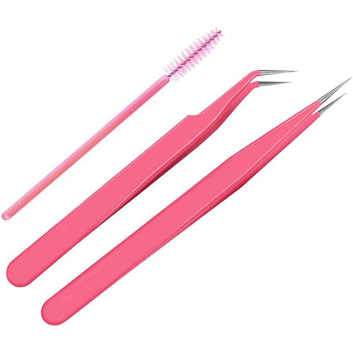 Pinzette für Wimpern mit feiner Spitze
