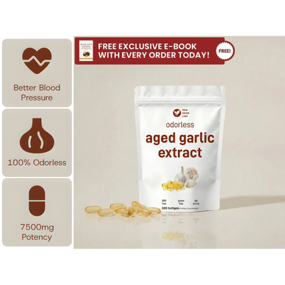 Aged Garlic Extract - 7500mg Odorless Softgels