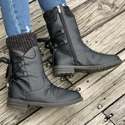 Women's lace-up ankle winter boots