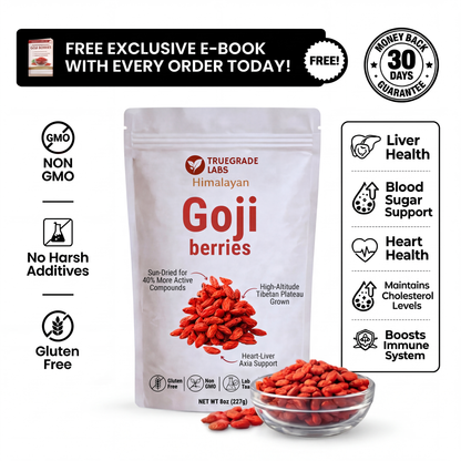 Organic Himalayan Goji Berries – 10,000mg Heart-Liver Support